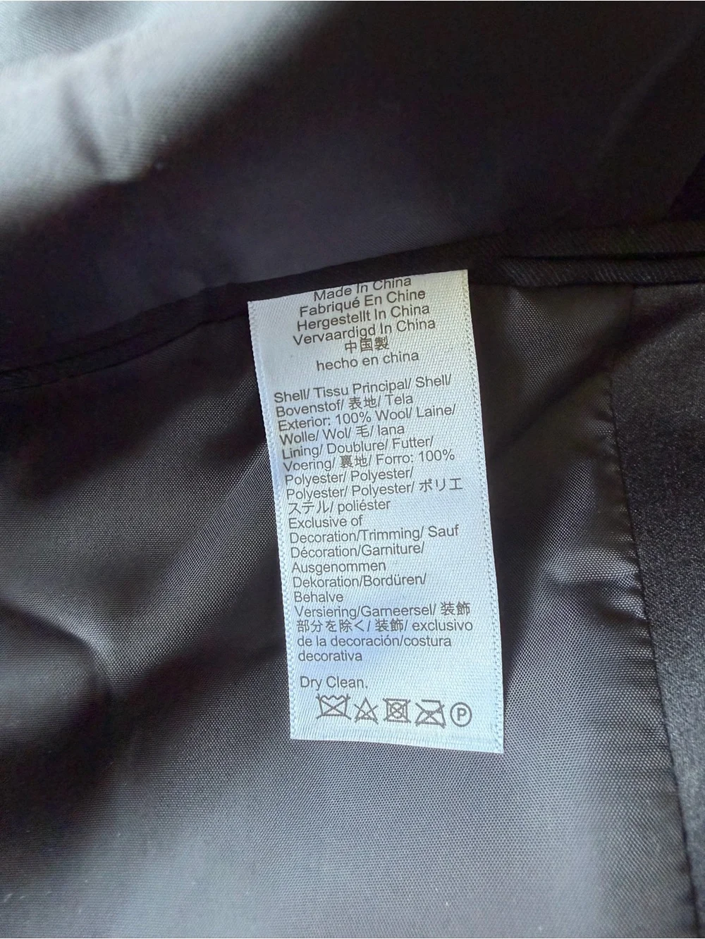 NWT J.Crew Thompson Slim-Fit 100% Wool Tuxedo Jacket Black 38R